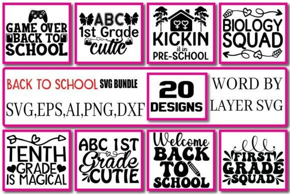 Back to School SVG Bundle Vol. 1: A Designer’s Essential Resource