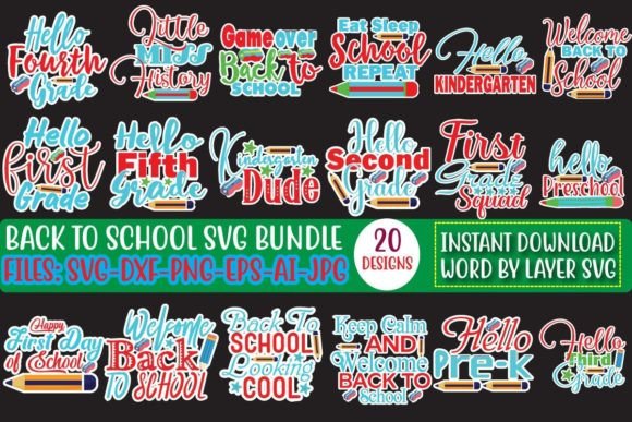 Back to School SVG Bundle Vol.13: A Strategic Resource for Creative and Operational Efficiency