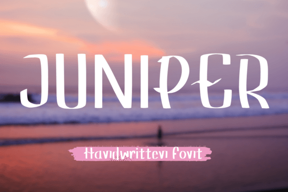 Juniper: A Handwritten Sans Serif Font That Speaks Volumes