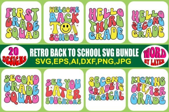 Retro Back to School SVG Bundle Vol.1: A Comprehensive Guide for Designers and Creators