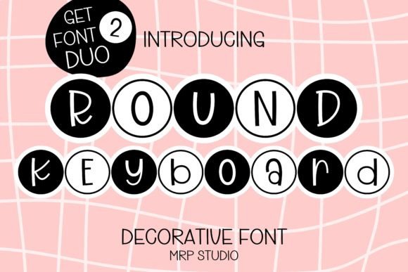 Round Keyboard: A Playful Font for Creative Projects