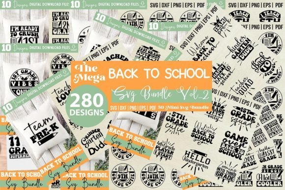 The Mega Back to School SVG Bundle Vol.2: A Creative Resource for Designers and Makers